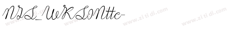 NIS_WKS0Nttc字体转换