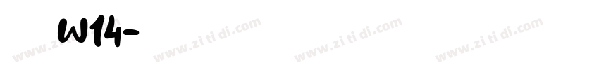 梦圆黑体w14字体转换