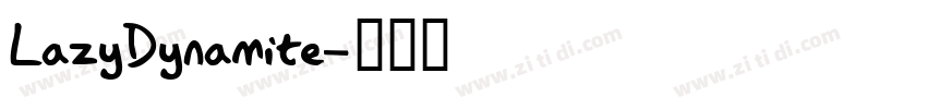LazyDynamite字体转换