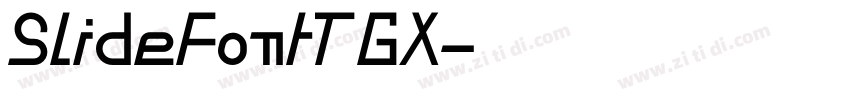 SlideFontTGX字体转换