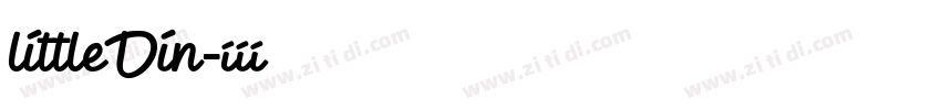 littleDin字体转换