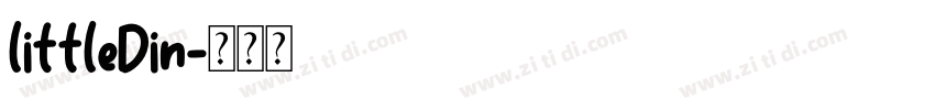 littleDin字体转换