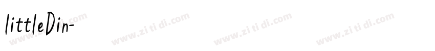 littleDin字体转换