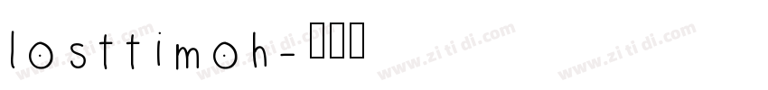 losttimoh字体转换