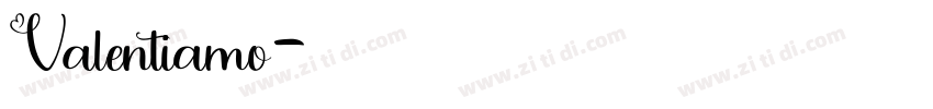 Valentiamo字体转换