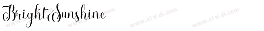 BrightSunshine字体转换