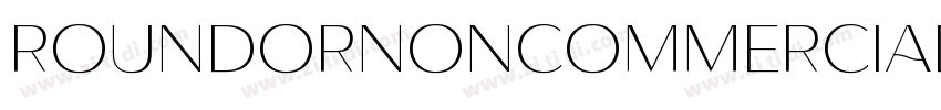 RoundorNonCommercial字体转换