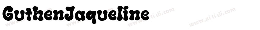 GuthenJaqueline字体转换