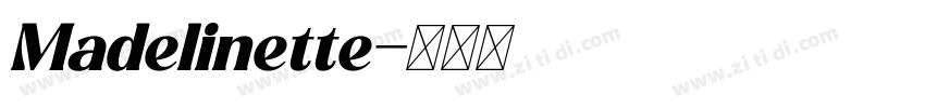 Madelinette字体转换
