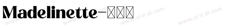 Madelinette字体转换
