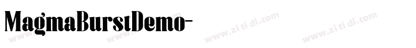 MagmaBurstDemo字体转换