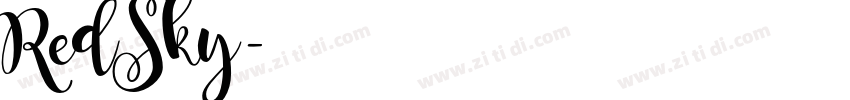 RedSky字体转换