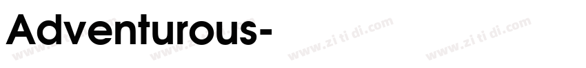 Adventurous字体转换