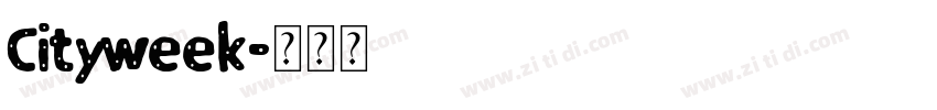 Cityweek字体转换