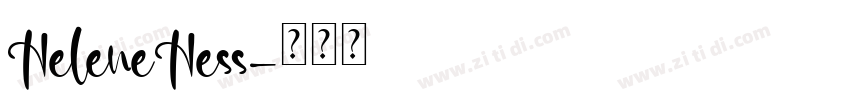 HeleneHess字体转换