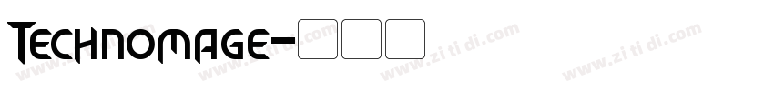 Technomage字体转换