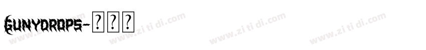Gunydrops字体转换