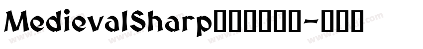 MedievalSharp像素化哥特风字体转换