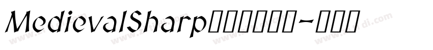 MedievalSharp像素化哥特风字体转换