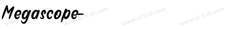 Megascope字体转换