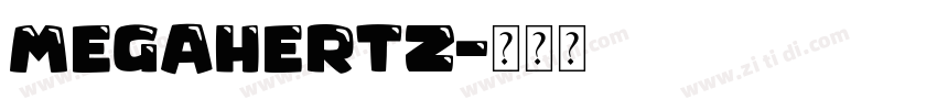 megahertz字体转换