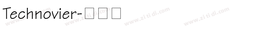 Technovier字体转换