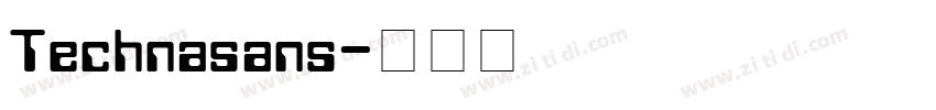 Technasans字体转换