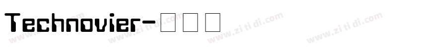 Technovier字体转换