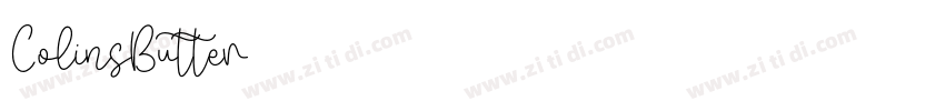 ColinsButter字体转换