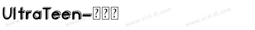 UltraTeen字体转换
