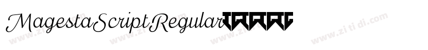 MagestaScriptRegular字体转换