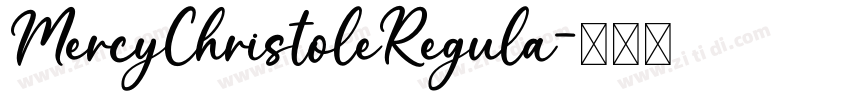 MercyChristoleRegula字体转换