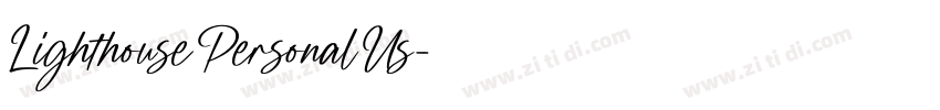 LighthousePersonalUs字体转换
