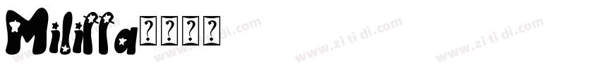 Militta字体转换