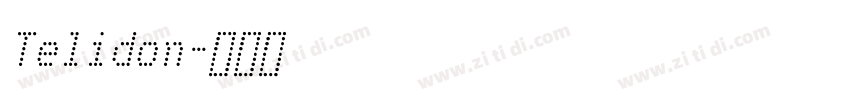 Telidon字体转换