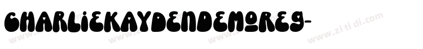 CharlieKaydenDemoReg字体转换
