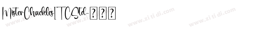 MisterChucklesITCStd字体转换