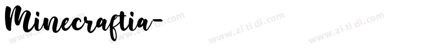 Minecraftia字体转换