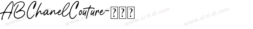 ABChanelCouture字体转换