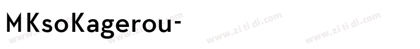MKsoKagerou字体转换