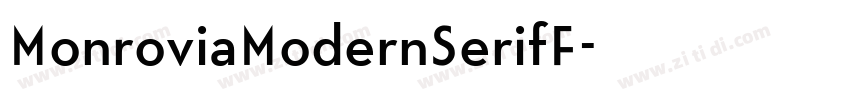 MonroviaModernSerifF字体转换