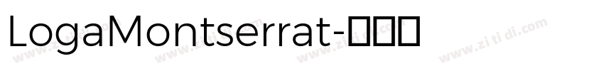 LogaMontserrat字体转换