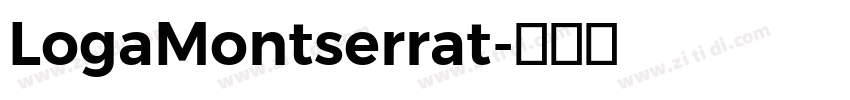 LogaMontserrat字体转换