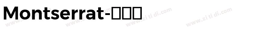 Montserrat字体转换