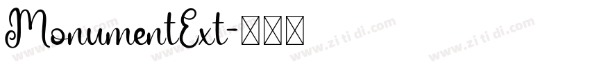 MonumentExt字体转换