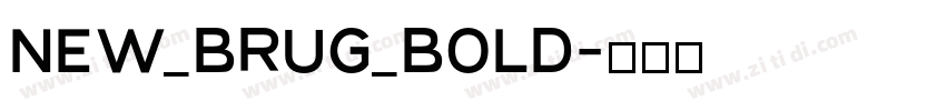 NEW_BRUG_Bold字体转换