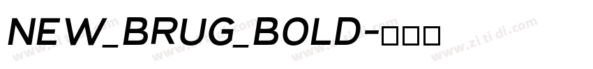 NEW_BRUG_Bold字体转换