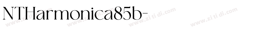 NTHarmonica85b字体转换