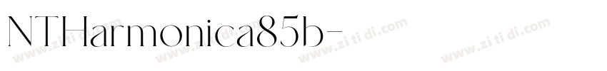 NTHarmonica85b字体转换