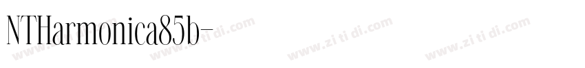 NTHarmonica85b字体转换
